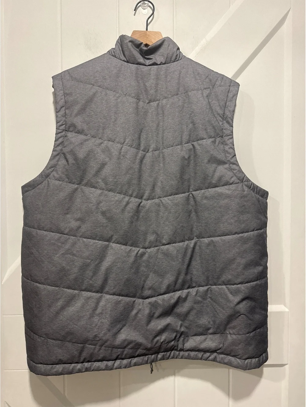 The North Face Men's Quilted Gray Vest, XL